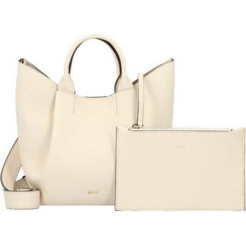 Abro Essential Handtasche – Leder, beige, 5 L