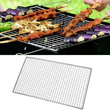 Tapis de cuisson en acier inoxydable pour barbecue