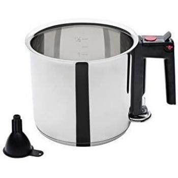 GSW 983167 Simmertopf Wasserbadkocher 1,5 L -inklusivive Einfülltrichter, Edelstahl