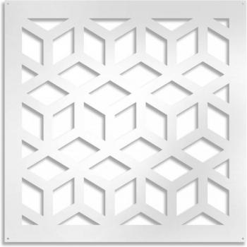 Pannello Cubico Signorbit 98x98 cm – Parasole in PVC Bianco