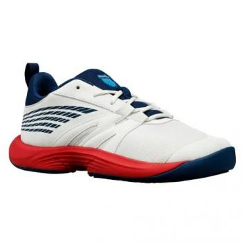 K‑Swiss Speedtrac Mini – Couleurs Unies (Blanc, Bleu)