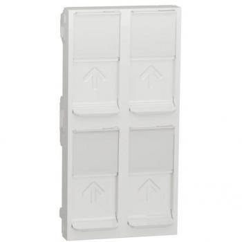 Tapa Cuádruple RJ45 Schneider Electric Alta Calidad