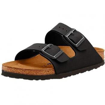 Birkenstock Arizona Waxy Leather Sandals – Men, Black, Size 7