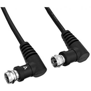 Kabel 90° Bogen 1,5 m – Antenne – Schwarz