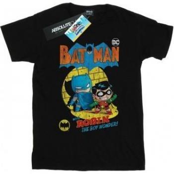 T-shirt Homme Batman Garçon Merveille DC Comics Blanc