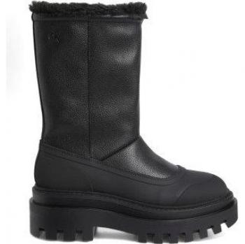 Damen Flatform Chelsea Boots Padded von Calvin Klein Jeans in Schwarz