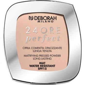 Polvos compactos Deborah Milano 24ore Perfect Nº 02 Light Rose SPF 15