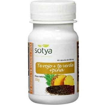 Sotya Te Verde + Te Rojo + Piña 60 Cap