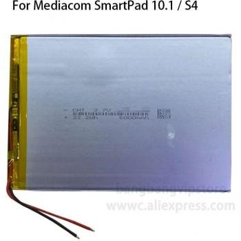 Batería de Alta Capacidad 3,7 V 6000 mAh para Mediacom SmartPad 10.1 S4 con 2 Cables