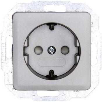 Kopp MILANO 1-fach Schuko-Steckdose aus Metall
