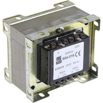 Trasformatore Elettrico 100VA 2x12V