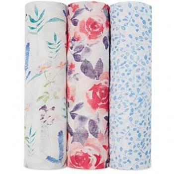 Seidig Sanft 9228G Swaddles von Aden & Anais – Wasserfarbengarten