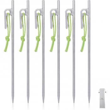 Boundless Voyage Titanium Tent Stakes for Camping 20cm