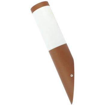 ARUM LIGHTING Valente: E27 Außenwandleuchte, IP44, Antikbraun
