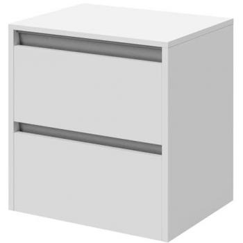 MDF Gloss White 500mm Wall Vanity Unit for Countertop Basins