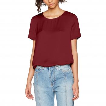 Top Vila Vicava S/S para Mujer, Cabernet, Talla 36