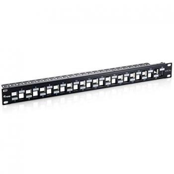 E-Quip equip Cat.6a Keystone Patch Panel 19