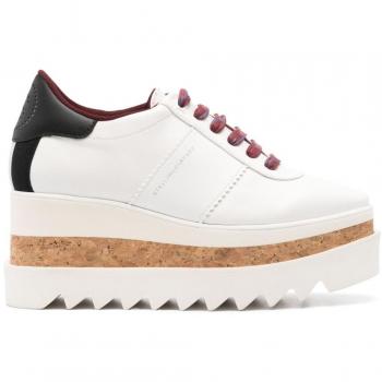 Baskets à Semelle Élevée Elyse Blanche Stella McCartney IT 40