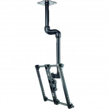 Black Swivel and Tilt Ceiling Mount for 37-70 LED/OLED Flat-Panel TVs