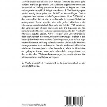Sebaldt, Martin: Transformation der Verbändedemokratie