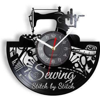Vinyle Art Mural Horloge