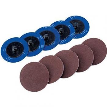 Draper 50mm Aluminium Oxide Sanding Discs 180 Grit