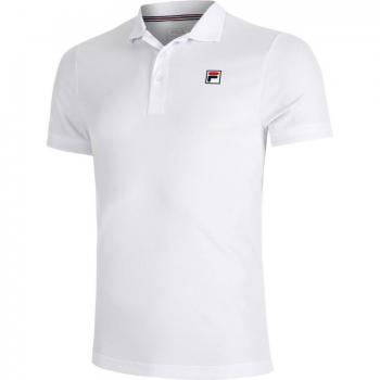Blanco Polo Fila Hermano para Hombres