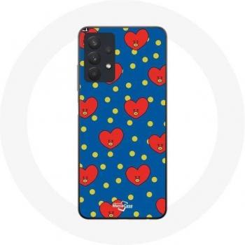Samsung Galaxy A32 5G BTS Bangtan Boys BT21 TATA Beschermhoes Blauw