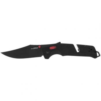 SOG Trident AT Couteau de Poche Noir/Rouge