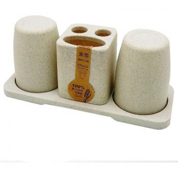 Travel Toiletries Kit for Kids with Toothbrush Holder and Storage