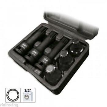 JBM Douilles à Chocs XZN 1/2 Set de 6