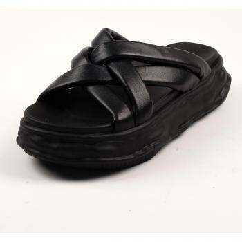 Pantofole V.Konty 205/36 in Cuirio Nero