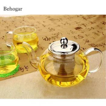 Behogar 800 ml Teekanne für lose Blätter und Blumen