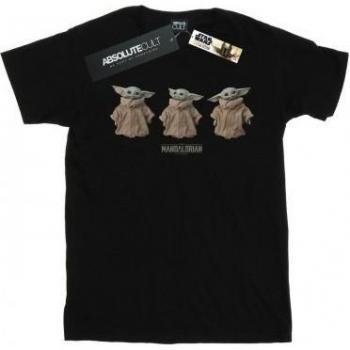 Abbigliamento Star Wars 9‑11 anni – T‑shirt Mandalorian & Baby Yoda – Bianco