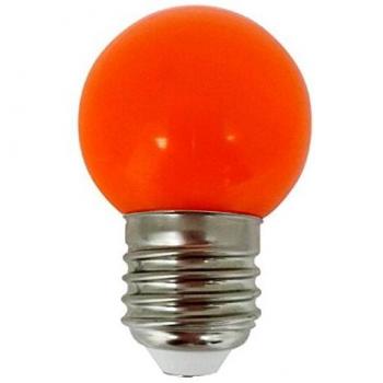 Lampada LED E27 0.5W Arancione LightMe LM85255