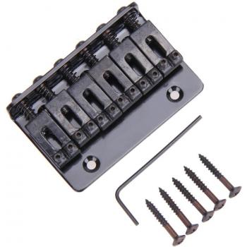 6‑Screw Hardtail Bridge, Chrome 65 mm Fixed