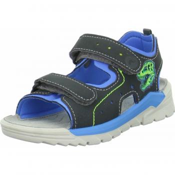 RICOSTA SURF Freizeitschuhe für Kinder, Weite: Mittel, Klettverschluss, Grigio/Sky, 31 EU / 12 Child UK