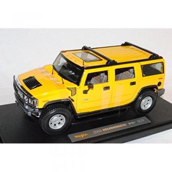 Mini Hummer H2 Gelb 2003‑2010 – 1:18 Maisto Modell