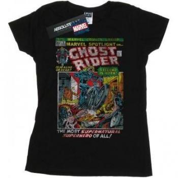 Camicia nera Ghost Rider Marvel per donne