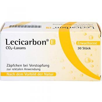 Lecicarbon E CO2-Laxans Zäpfchen bei Verstopfung 30 Stück