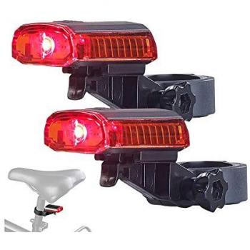 Lampe de sécurité à LED rouge PEARL – Pack double, câble USB fourni
