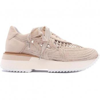 Zapatillas deportivas Alpe mujer marrón claro modelo 2323 22