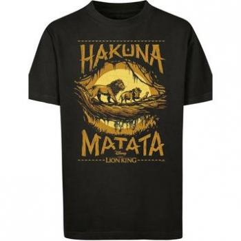 F4NT4STIC Hakuna Matata Kinder T-Shirt Der König der Löwen schwarz 134-140