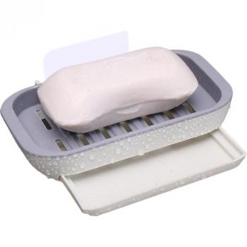Wall-Mounted Double Layer Soap Holder