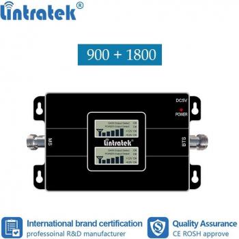 Lintratek Dubbele Band Signaal Repeater 900 1800MHz