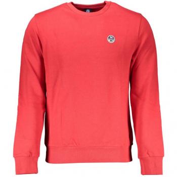 Red Brushed Cotton Sweatshirt by North Sails, Size M