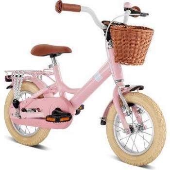 Vélo PUKY® YOUKE CLASSIC 12, rétro rose, frein à rétropédalage