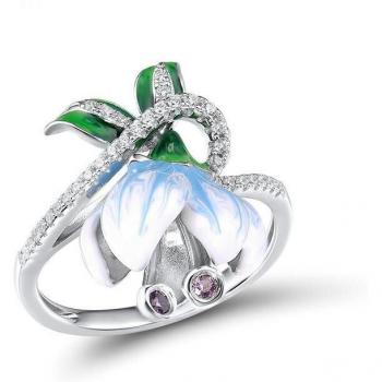 Joyas Hechas a Mano: Anillo de Plata Primera Ley con Circón Cubico