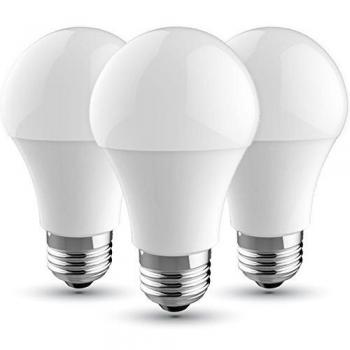 3 PZ Lampada Led E27 A60 9W Bianco Freddo 6400K