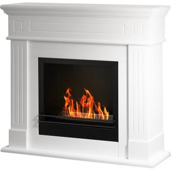 Caminetto Bioetanolo Kennedy Bianco – Misure 110x36x100 cm